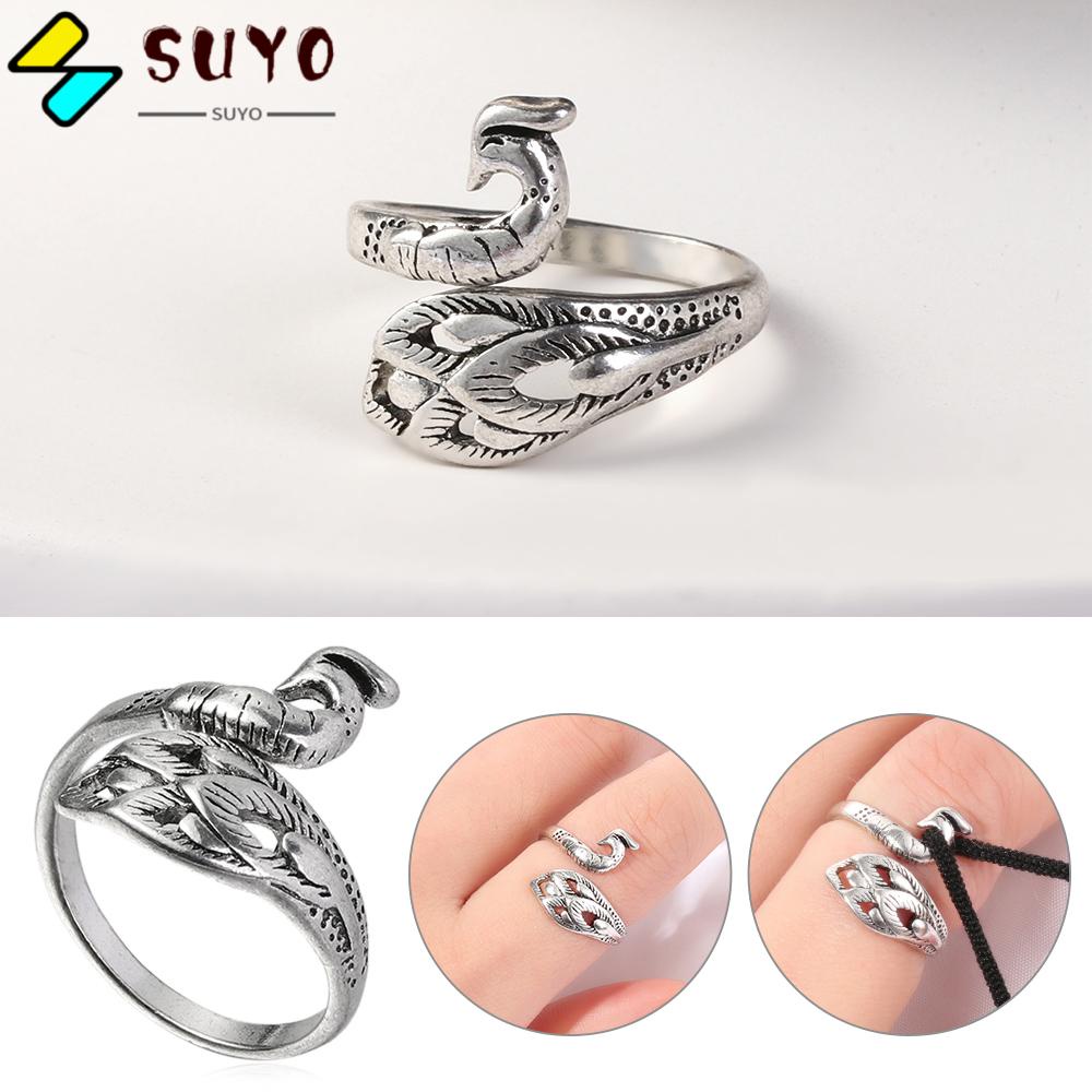 SUYO Nhẫn Hở Hỗ Trợ Đan Len Có Thể Điều Chỉnh