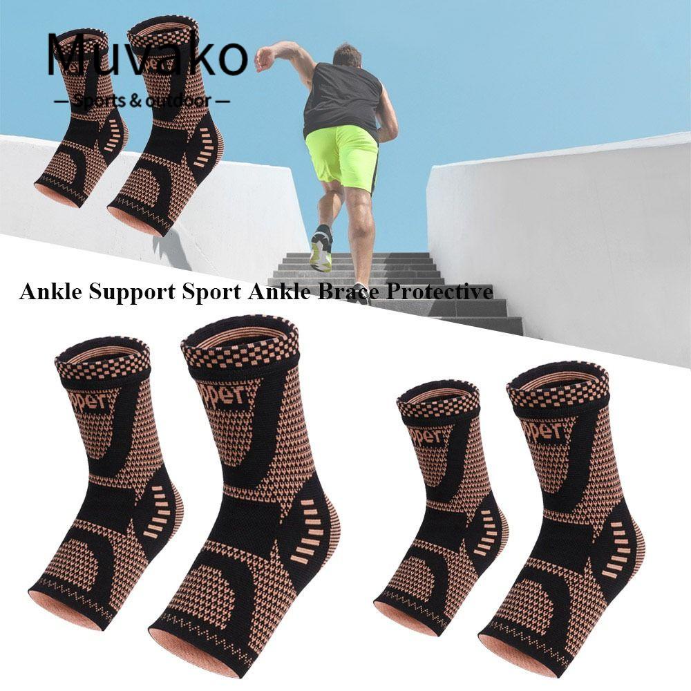 MUVAKO Đai Quấn Bảo Vệ Mắt Cá Chân Bằng Nylon Size S / M / L / XL