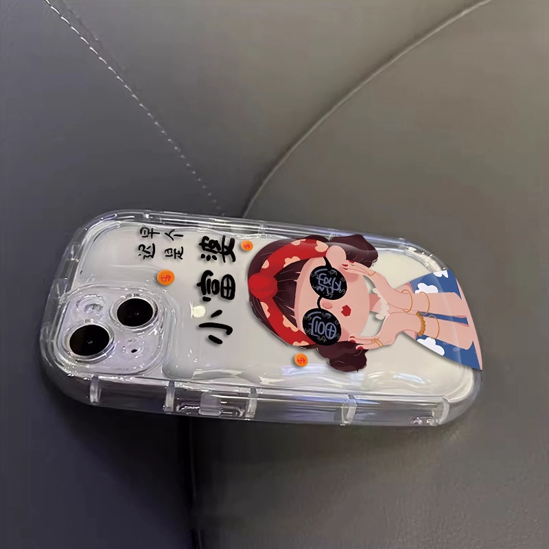 Ốp Điện Thoại Silicon Mềm Trong Suốt Chống Sốc Họa Tiết Dễ Thương Cho IPhone 14 13 12 11 Pro Max XS X XR 8 + 7 Plus