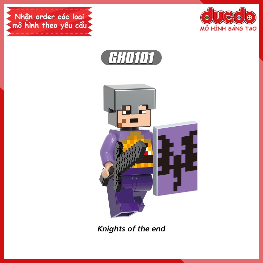 Minifigures các nhân vật Minecraft - Đồ chơi Lắp ghép Xếp hình Mini Mô hình XINH G0113