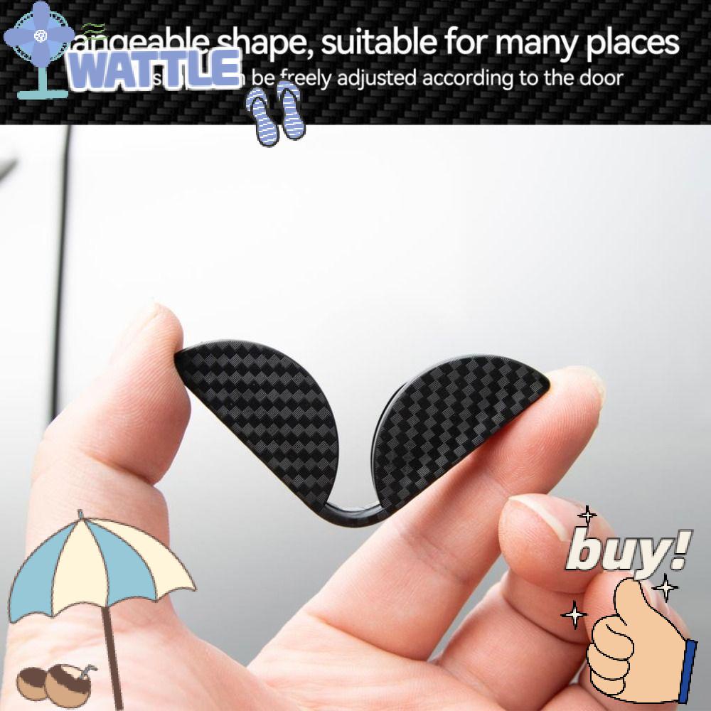 WTTLE Bộ 4 Vỏ Bọc Góc Cửa Xe Hơi Bằng PVC Chống Va Chạm Chống Trầy Tiện Dụng