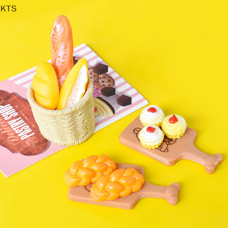Set 5 Mô Hình Bánh Mì Xinh Xắn Dùng Để Trang Trí Nhà Búp Bê