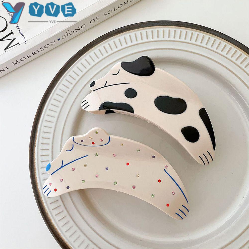 YVE Kẹp Càng Cua Đính Đá Nhân Tạo Thời Trang Cho Thú Cưng