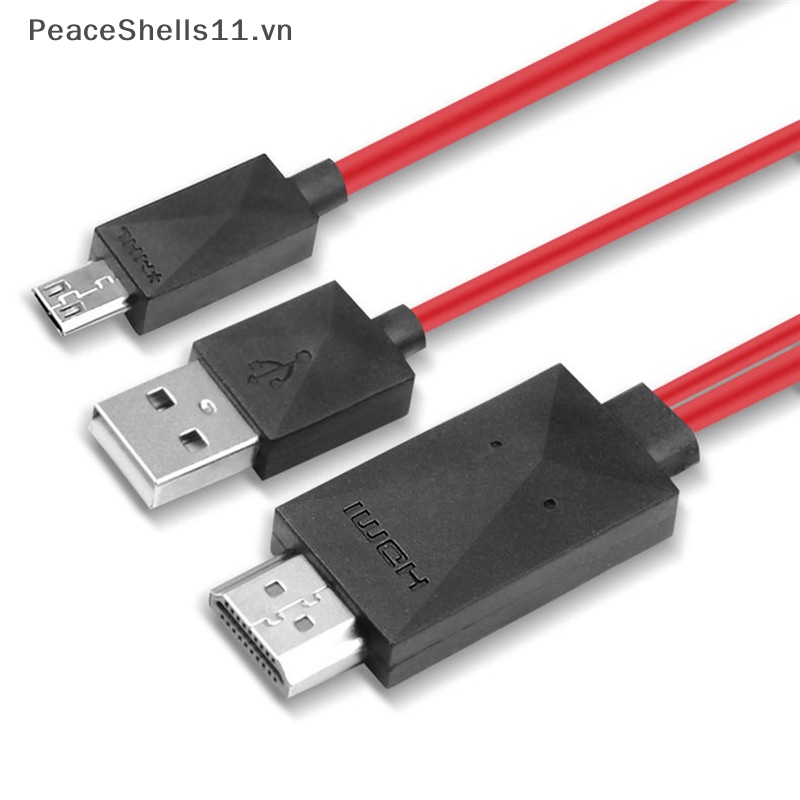 Dây Cáp Chuyển Đổi Micro USB Sang HDMI 1080P HD TV Dành Cho Điện Thoại Android Samsung