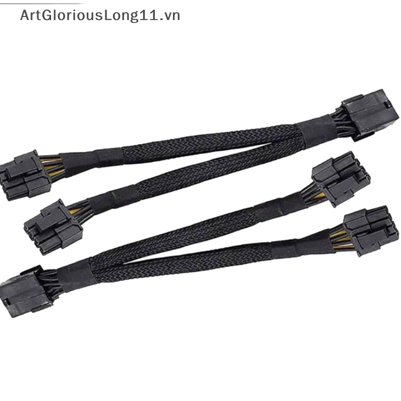 Bộ Chuyển Đổi Nguồn Điện 8 Pin Female Sang Dual 2X 8 Pin (6 + 2) Male.