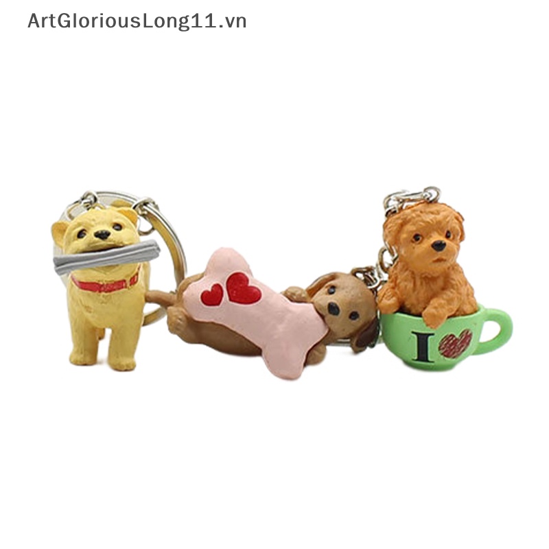 Móc Khóa Hình Thú Cưng Hoạt Hình Xinh Xắn