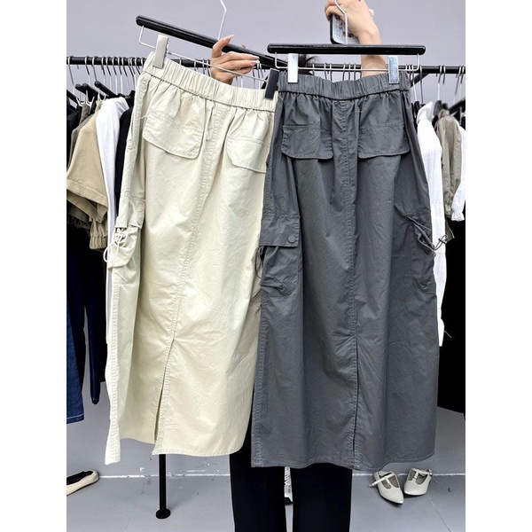 Chân Váy Chữ A Lưng Cao Phối Dây Rút Phong Cách Retro Thời Trang Mùa Hè Hàng Mới Dành Cho Bạn Nữ