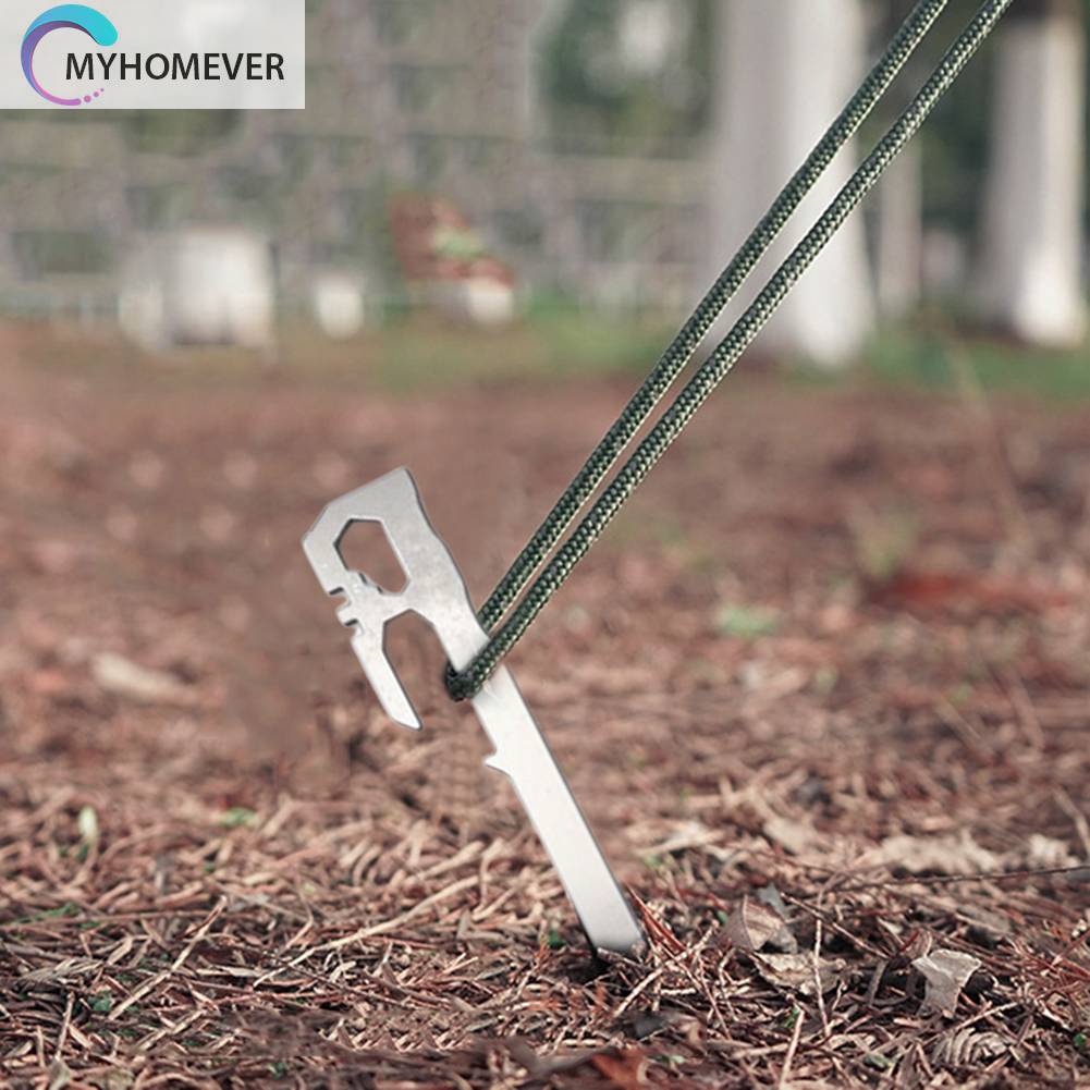 Set 6 Cọc Dựng Lều Bằng Thép Không Gỉ 28cm