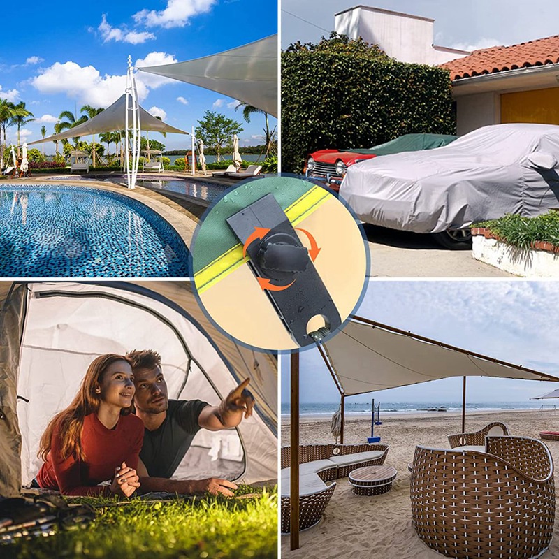 Set 24 Kẹp Cố Định Lều Trại Kèm Vỏ Bọc Tiện Dụng