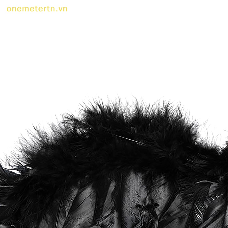 1 Đôi Cánh Thiên Thần Lông Vũ Trắng Đen Dành Cho Trẻ Em Và Người Lớn