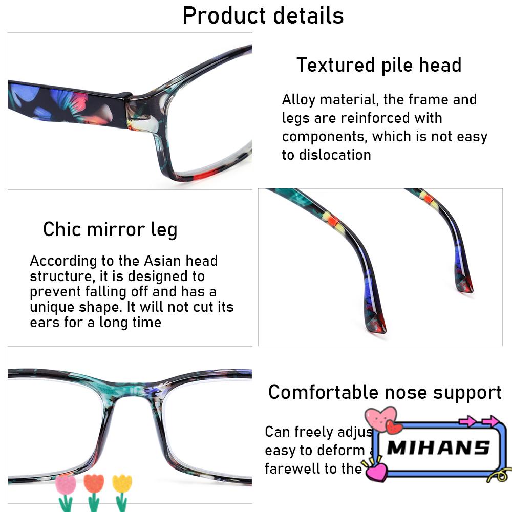 MIH Kính Đọc Sách Gọng Siêu Nhẹ Phong Cách Vintage