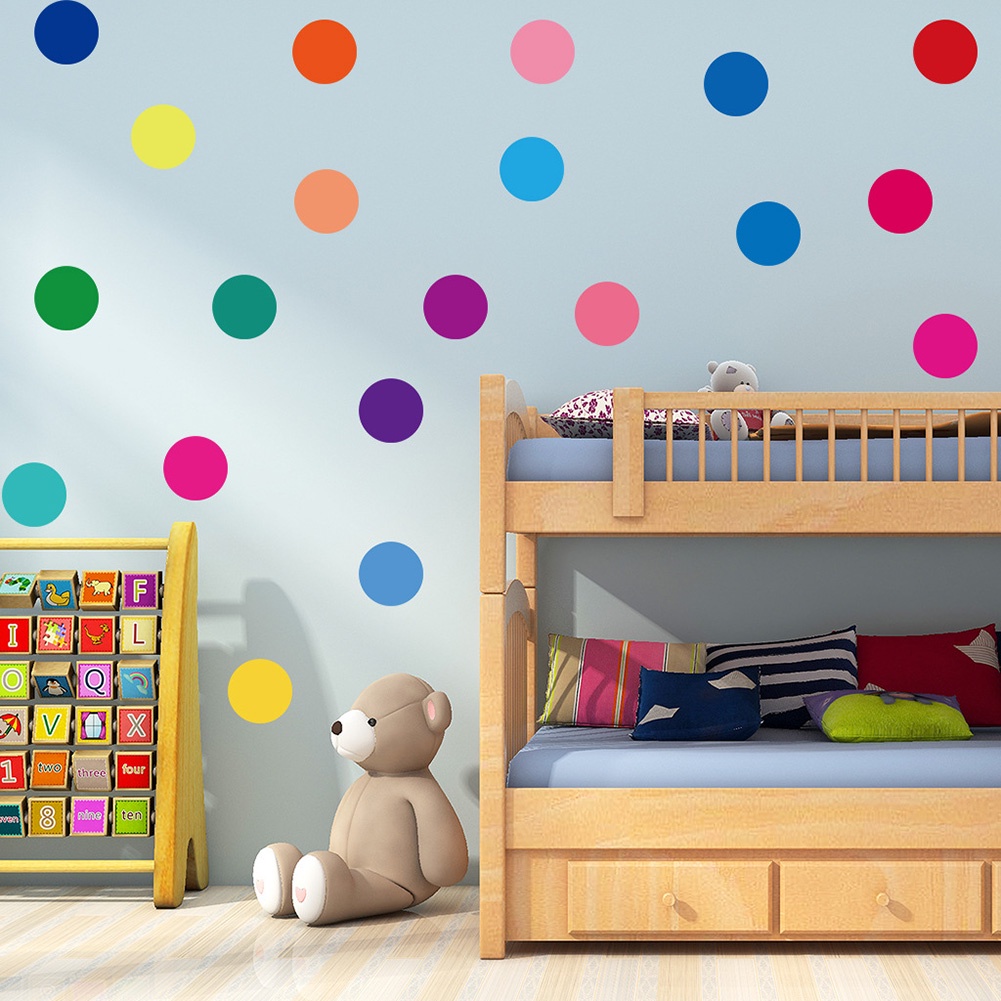 (Bất Ngờ) 3 Tờ Sticker Dán Tường Trang Trí Hình Trái Tim Có Thể Tháo Rời DIY