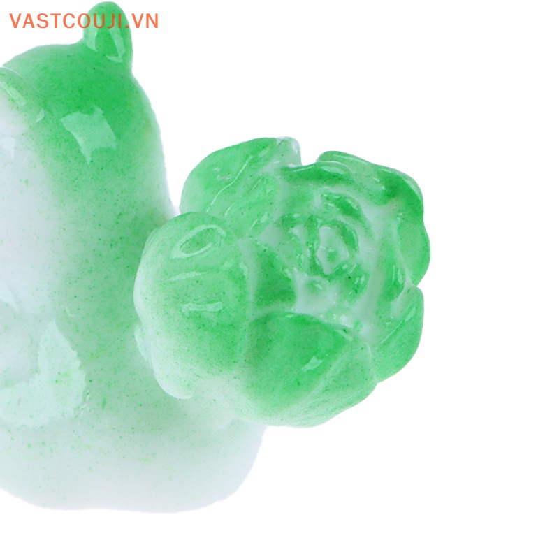 Bộ 2 Phụ Kiện Trang Trí Bằng Nhựa Hình Rau Củ Quả diy