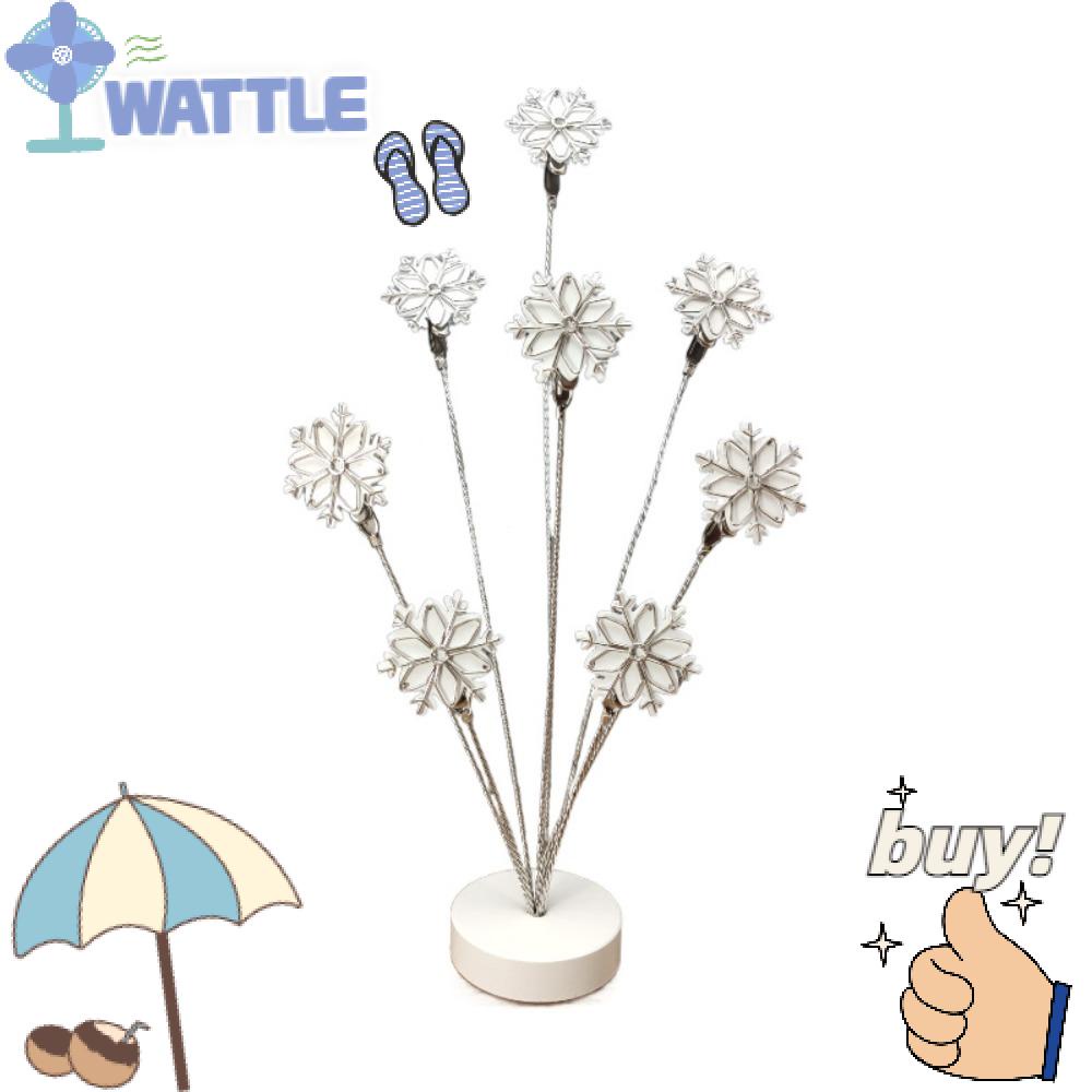 WTTLE Kẹp Giữ Ảnh / Thẻ Hình Bông Tuyết Màu Trắng Dùng Trong Văn Phòng