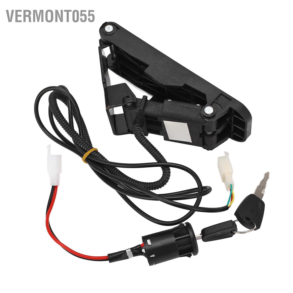 Vermont055 Bộ điều khiển động cơ tốc độ 24V 500W và bàn đạp ga có phím khóa cho xe điện Scooter