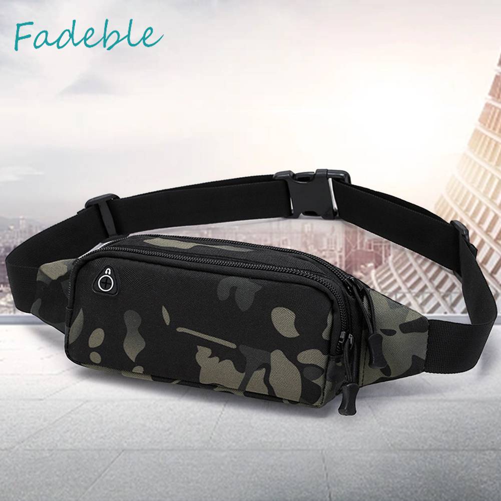 Túi Đeo Hông Thể Thao Thoáng Khí Có Khóa Kéo