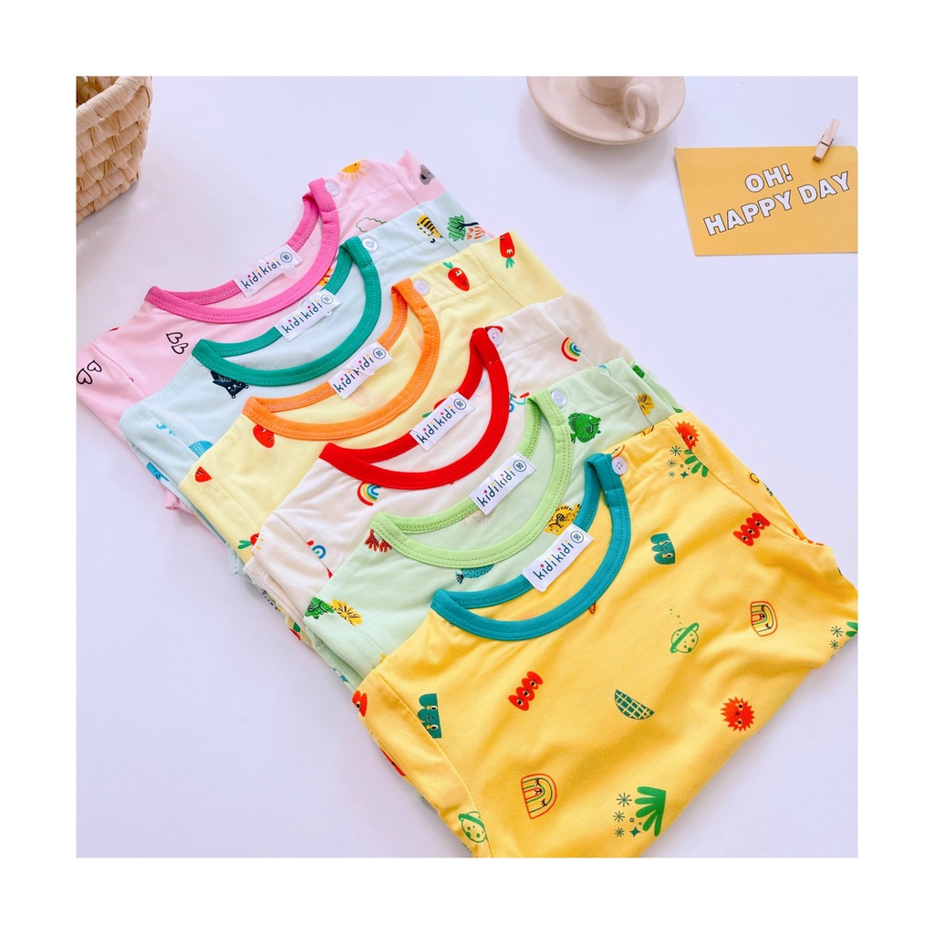 Bộ Thun Lạnh Dài Tay In Hình Họa Tiết Siêu Cưng _ TL9