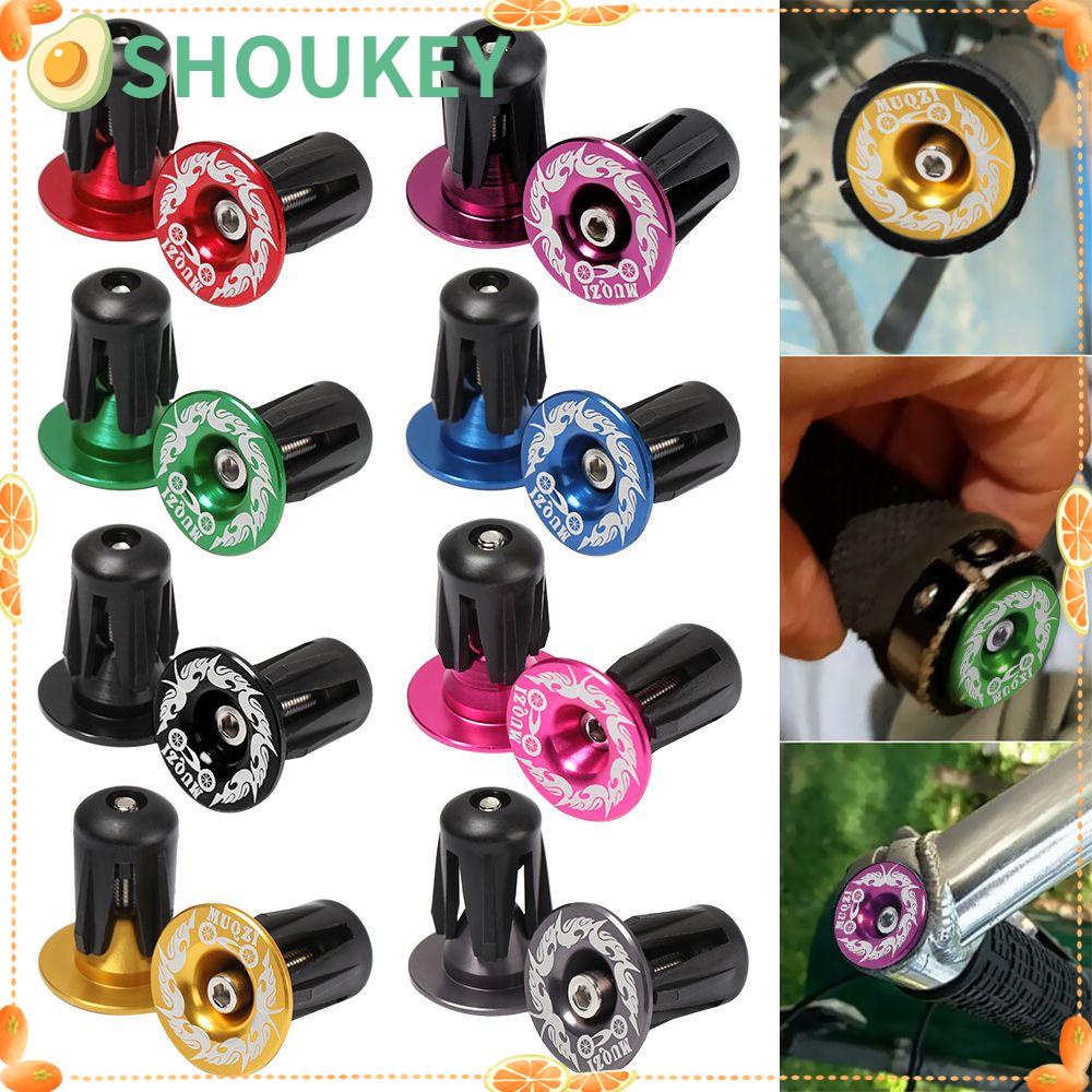 SHOUKEY Bộ 2 Nút Khóa Tay Cầm Xe Đạp Bằng Hợp Kim Nhôm