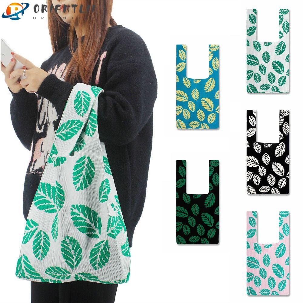 ORIENTLII Túi Xách Mua Sắm Đeo Vai Có Thể Tái Sử Dụng