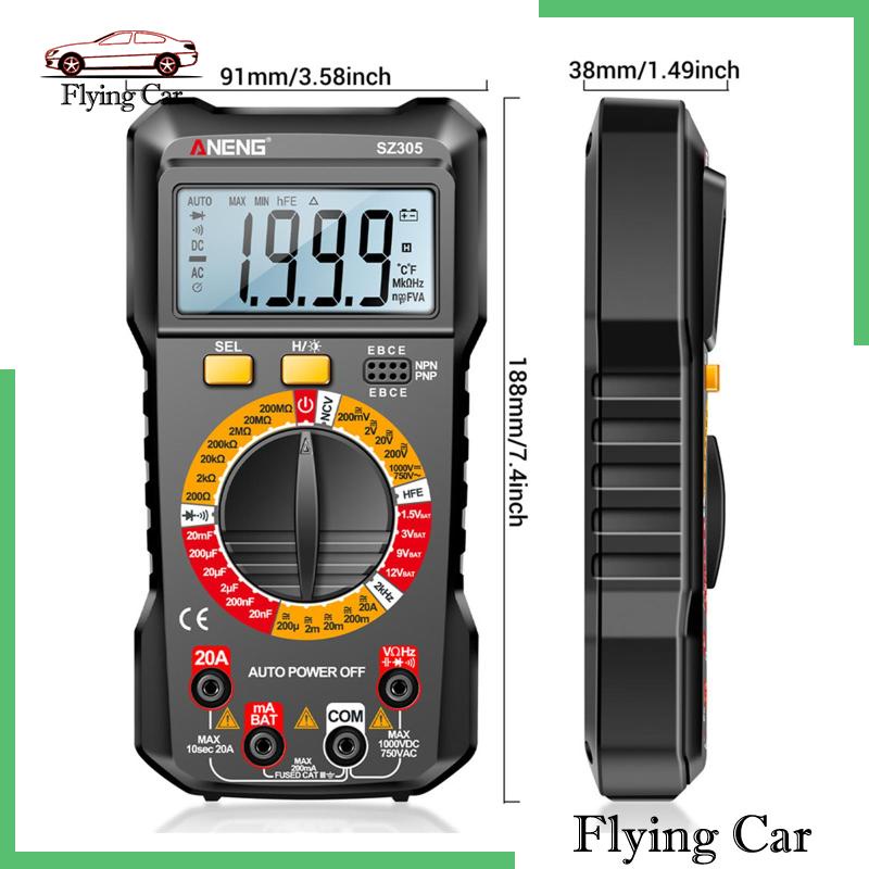 Vôn Kế Kỹ Thuật Số DC Không Tiếp Xúc Có Màn Hình LCD