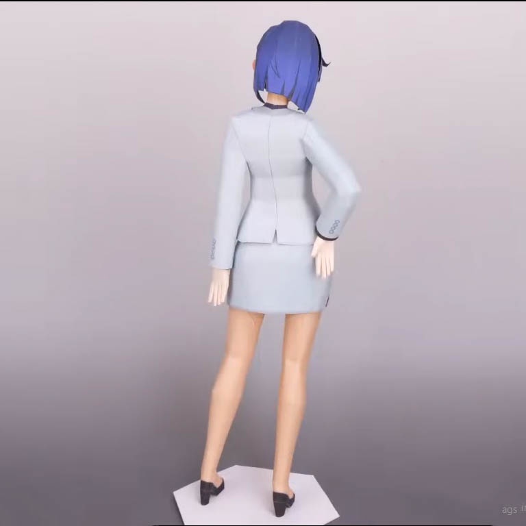 Mô hình giấy anime girl Anime Game  Yelan vest long sleeve