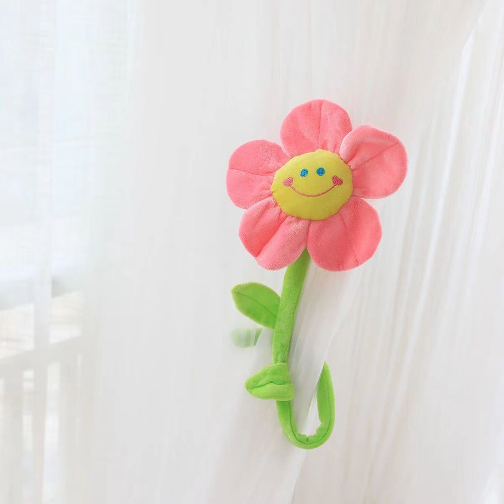 Hoa Hướng Dương Sáu Màu Sắc Uốn Cong Trang Trí Xe Đẩy Em Bé