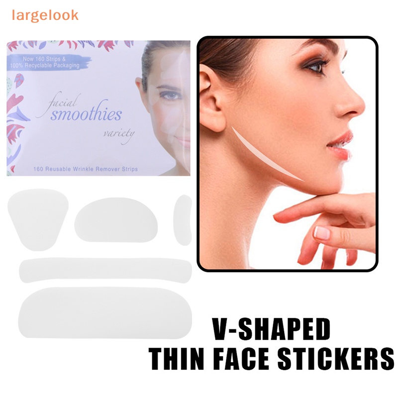 Bộ 160 Miếng Dán Nâng Cơ Mặt / Mắt Vô Hình Giúp Loại Bỏ Nếp Nhăn