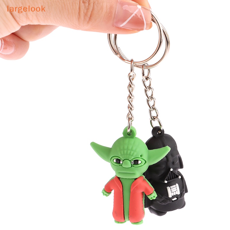 1 Móc Khóa Hình Búp Bê Darth Vader Stormtrooper Bằng PVC