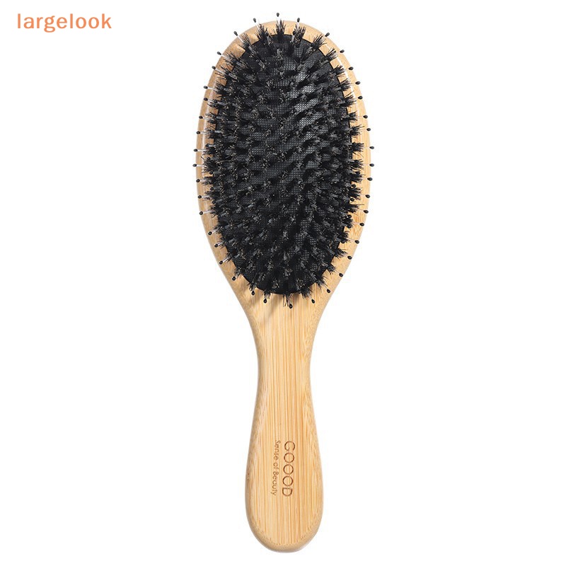 1 Lược Chải Tóc Tay Cầm Bằng Tre Tự Nhiên Chống Tĩnh Điện Mát Xa Da Đầu