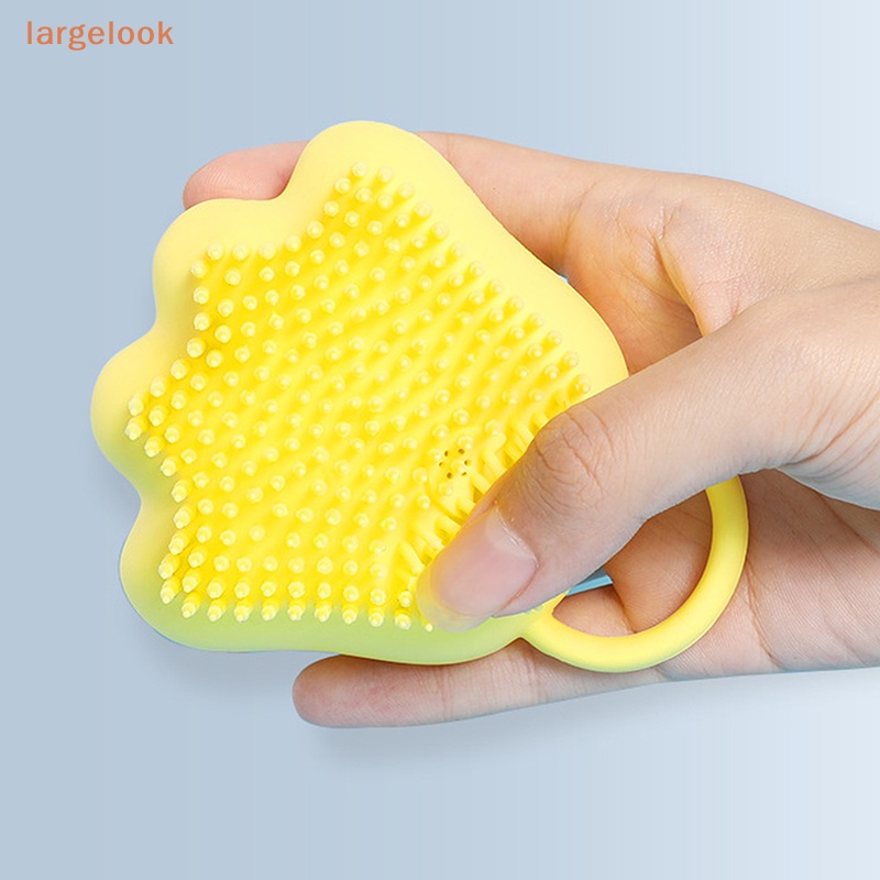 Bàn Chải Silicone Mềm Chà Massage Cơ Thể Khi Tắm