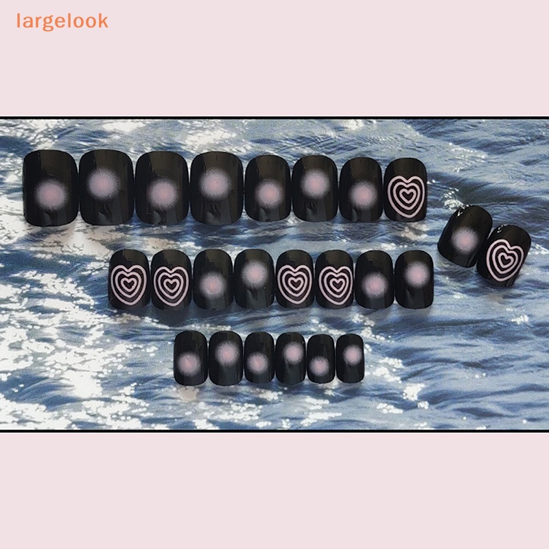 Bộ 24 Móng Tay Giả Phủ Toàn Diện Chống Thấm Nước Không Đường May Có Thể Tháo Rời Kèm Phụ Kiện