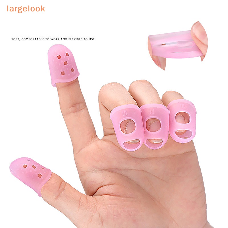 Set 5 Miếng Silicone Bọc Ngón Tay Chống Trượt Nhiều Màu Sắc Bảo Vệ Cho Đàn Guitar Ukulele