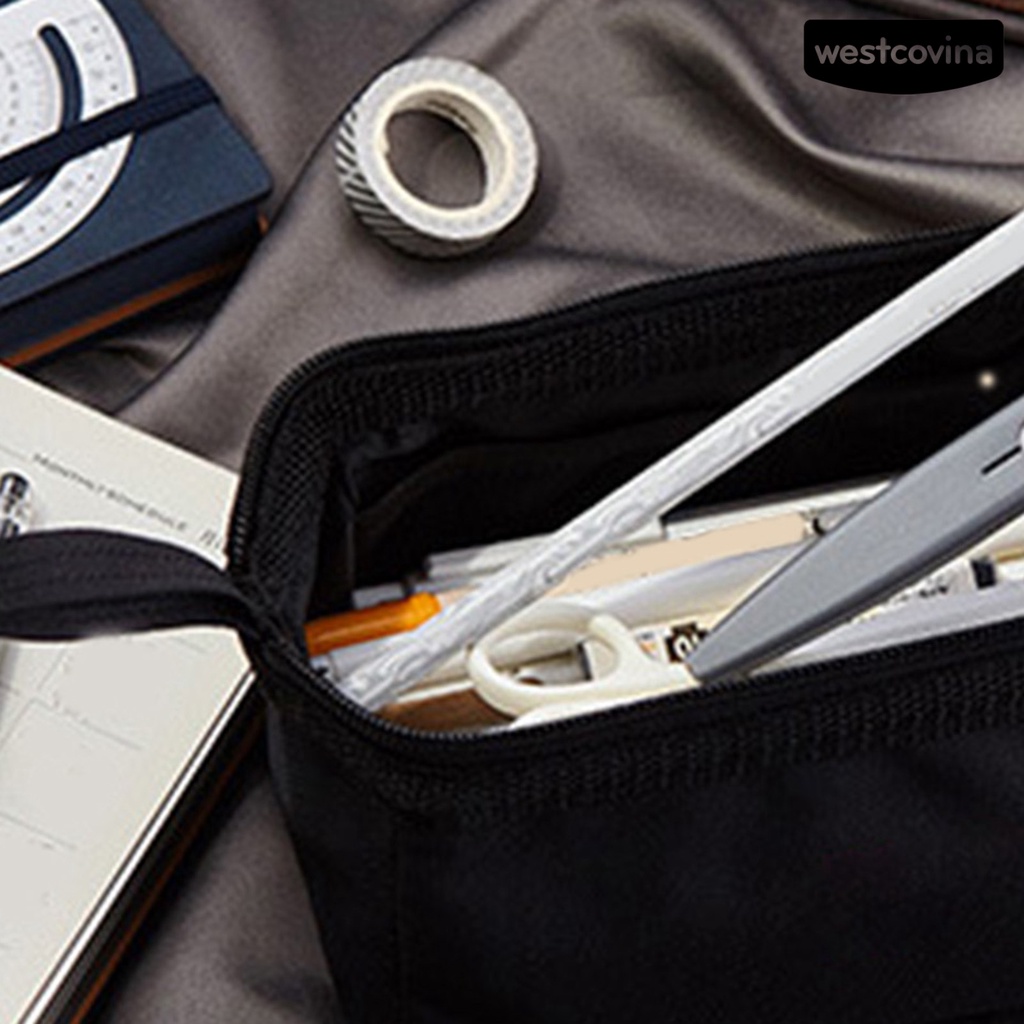 [WSTN]✎Túi Đựng Bút Bằng Vải Oxford Sức Chứa Lớn Có Dây Treo Tiện Dụng Cho Học Sinh