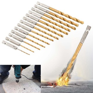 Bộ 13 Mũi Khoan Xoắn Ốc 1 / 4 "