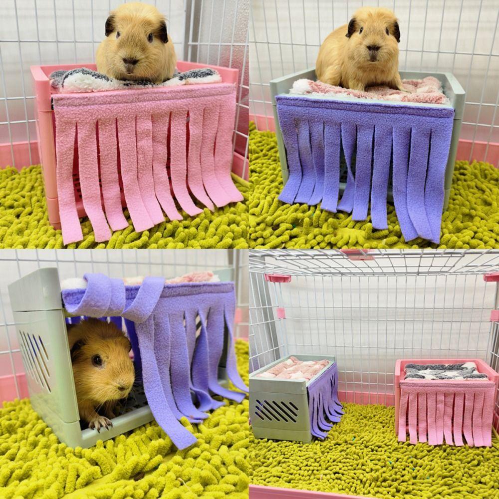 Set 2 Rèm Cửa Mềm Thoáng Khí Thoải Mái Cho Chuột Hamster