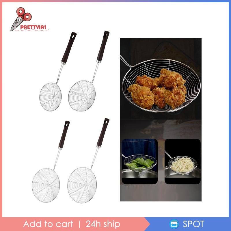 Vá Lưới Vớt Mì Bằng Thép Không Gỉ Tiện Dụng Cho Nhà Bếp