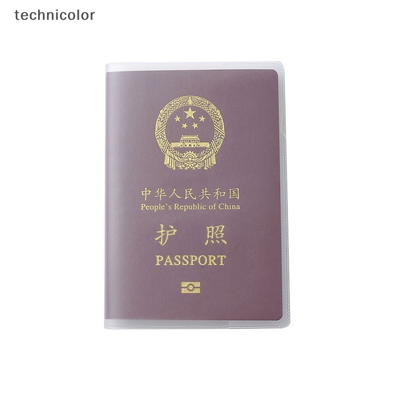 Vỏ Bọc Hộ Chiếu Du Lịch Bằng PVC Trong Suốt Chống Nước Kèm Ngăn Đựng Thẻ ID Cho Nam Và Nữ