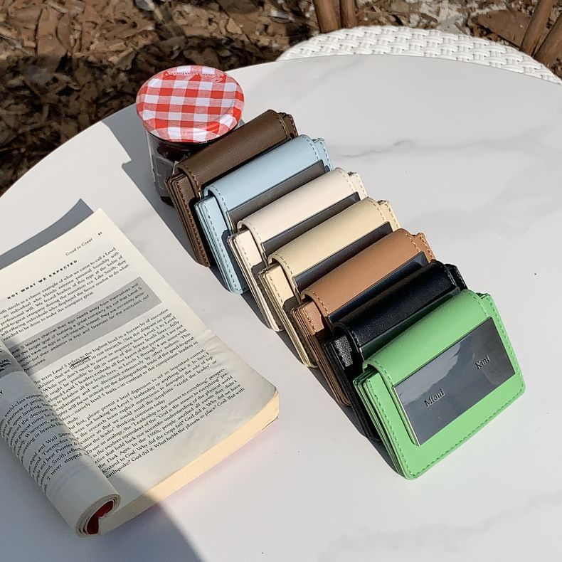 Ví Đựng Tiền Xu / Thẻ Thiết Kế Đơn Giản Cổ Điển Phong Cách Hàn Quốc Cho Nữ