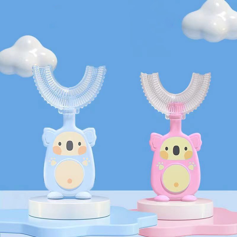 Bàn Chải Đánh Răng Silicone Hình Chữ U Cho Bé