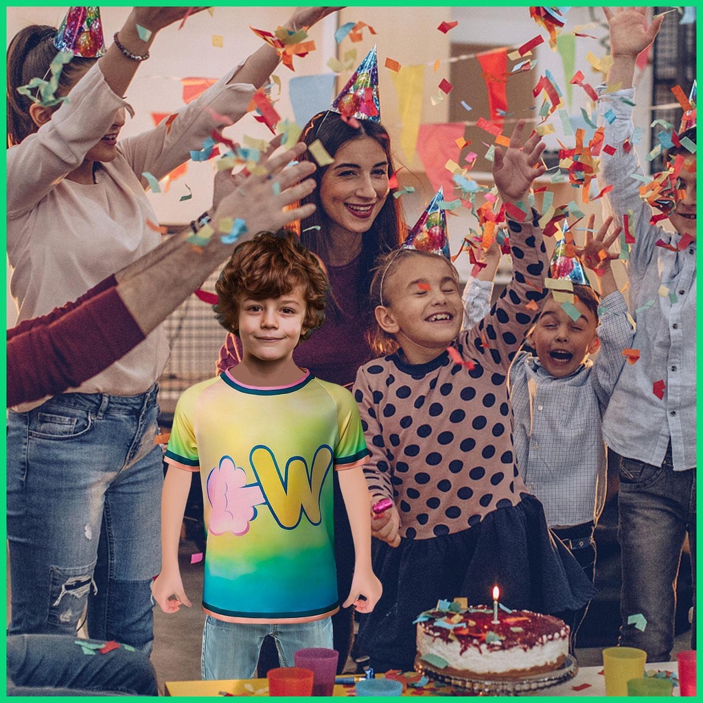 Áo Thun Tay Ngắn In Hoạt Hình Anime Thời Trang Mùa Hè Cho Bé