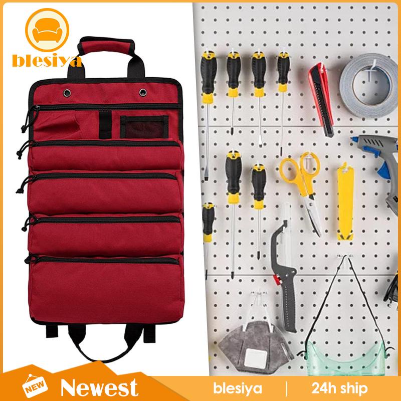 Cuộn Túi Đựng Dụng Cụ Sắp Xếp Gọn Gàng Với 5 Túi Cuộn Dùng Trong Trường Hợp Khẩn Cấp