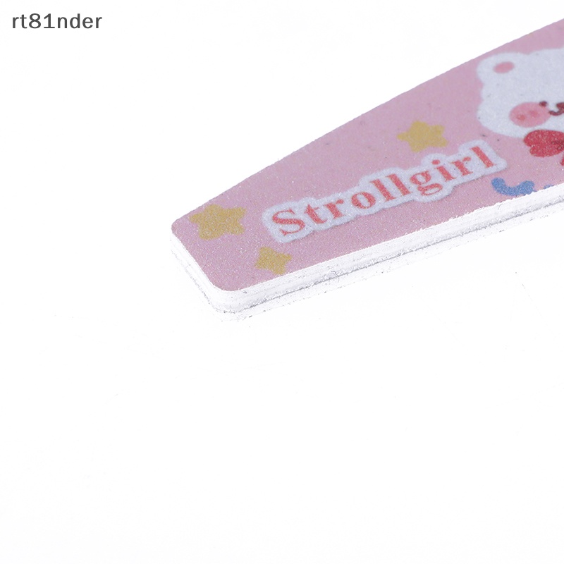 Dụng Cụ Dũa Móng Hai Mặt Màu Trắng In Họa Tiết Hoạt Hình