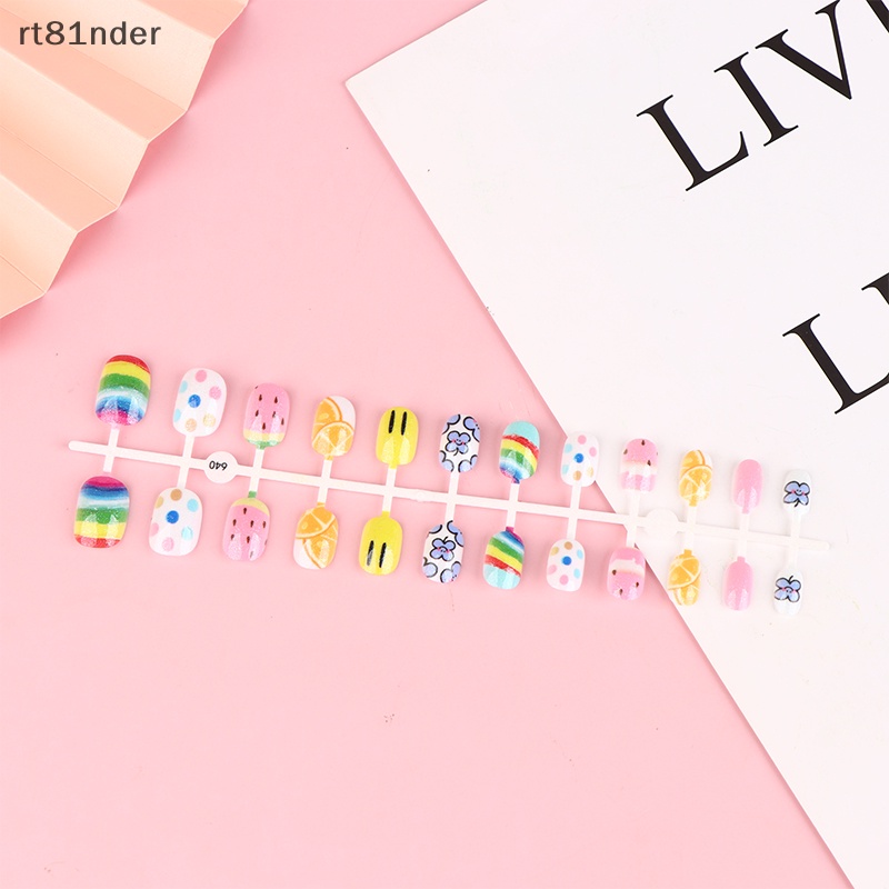 Rt Móng Tay Giả Họa Tiết Hoạt Hình Dễ Thương Cho Bé