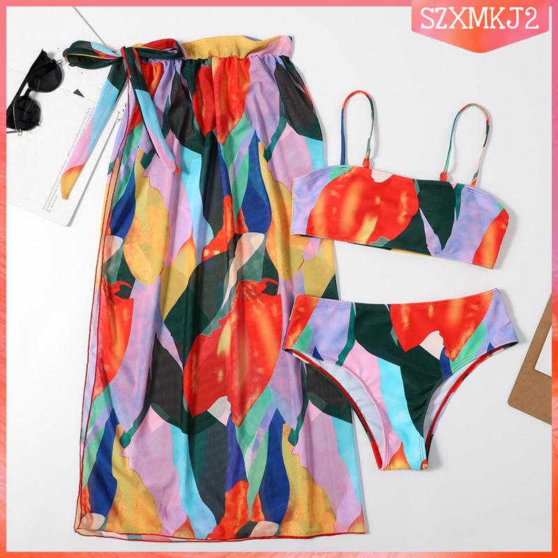 Bộ Đồ Bơi Bikini Tam Giác Có Áo Che Phủ Dành Cho Nữ