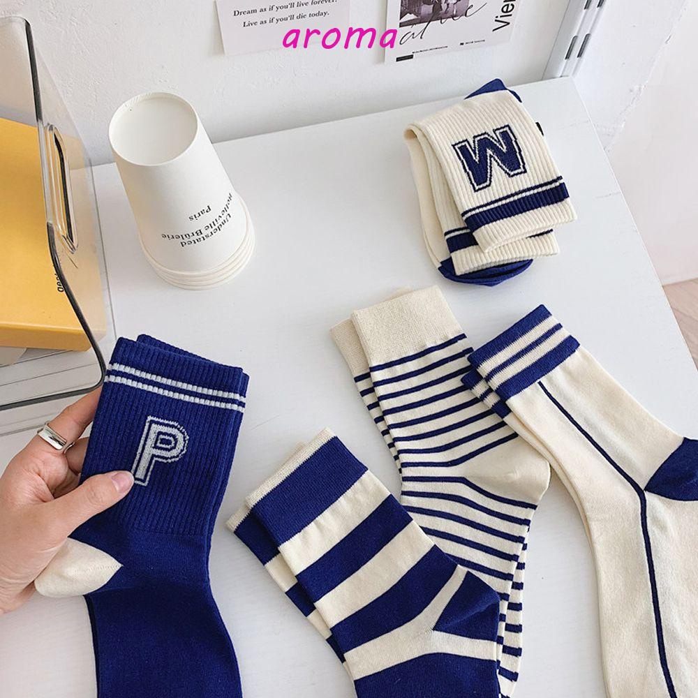AROMA Vớ Cotton Thoáng Khí Thoải Mái Phong Cách Harajuku Cho Nữ