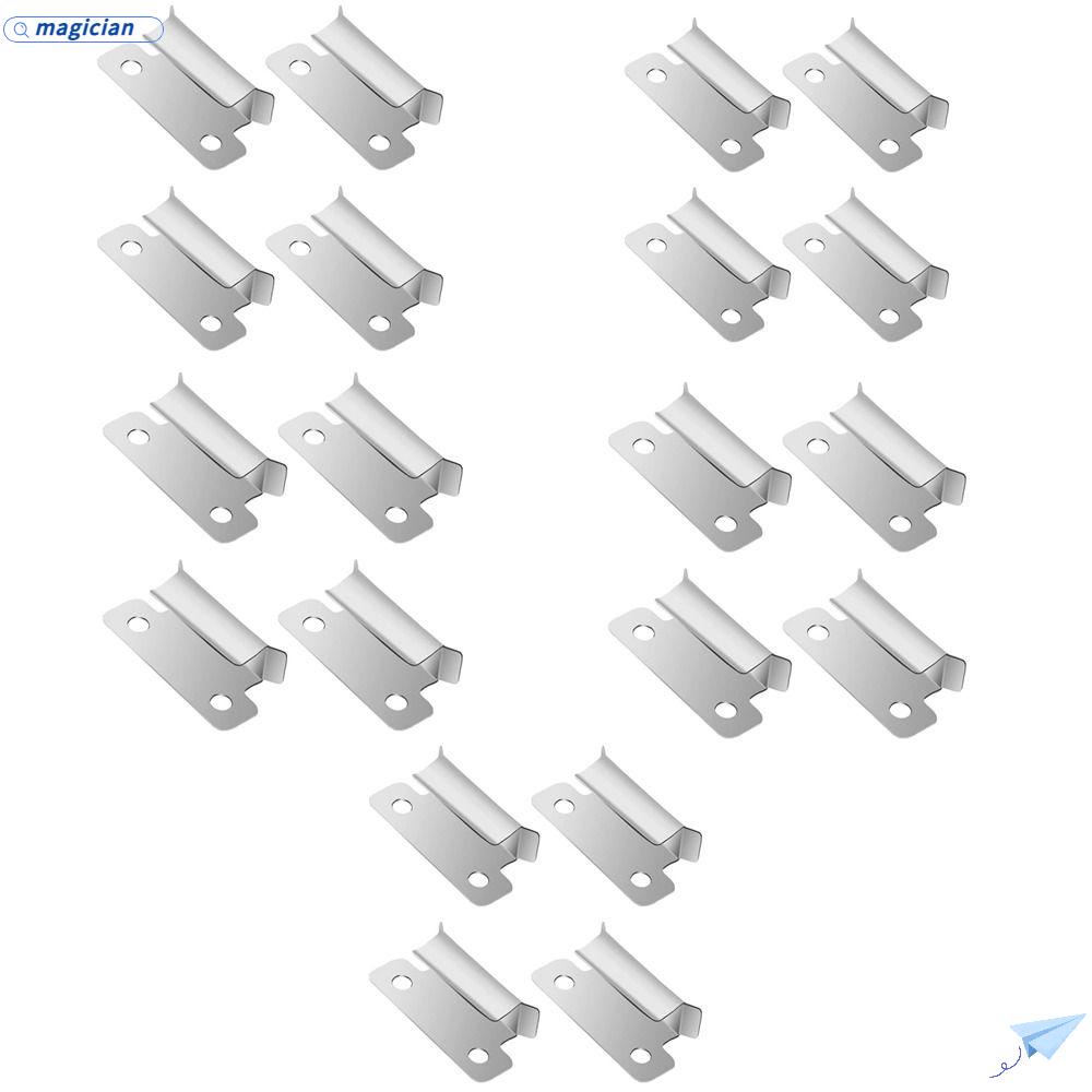 MAG Set 20 Kẹp Cố Định Ga Giường / Kính Dày 7Mm Bằng Thép Không Gỉ Màu Bạc Cho Máy In 3D CR-20 Pro ,CR-10S Pro