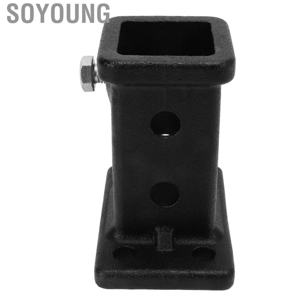 Soyoung Trailer Hitch Receiver Adapter Reliable Rustproof  On Tube Abrasion Resistant High Hardness for Pickup Trucks