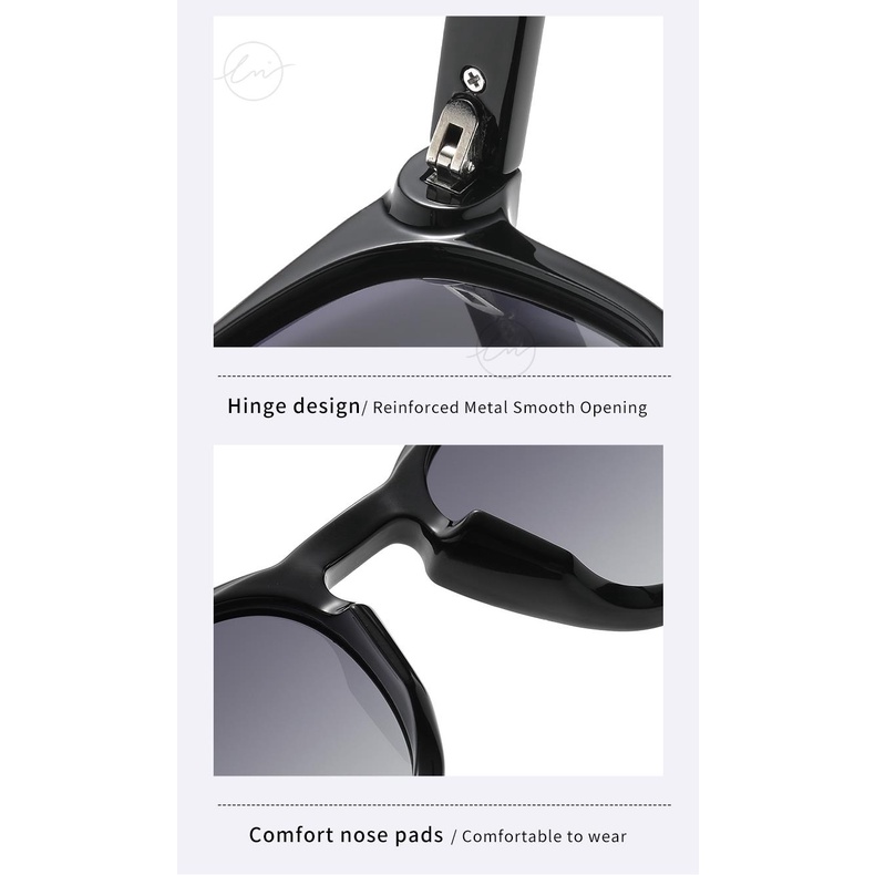 Kính Mát Phân Cực Mặt Vuông Thời Trang 2023 TR90 Cho Nữ