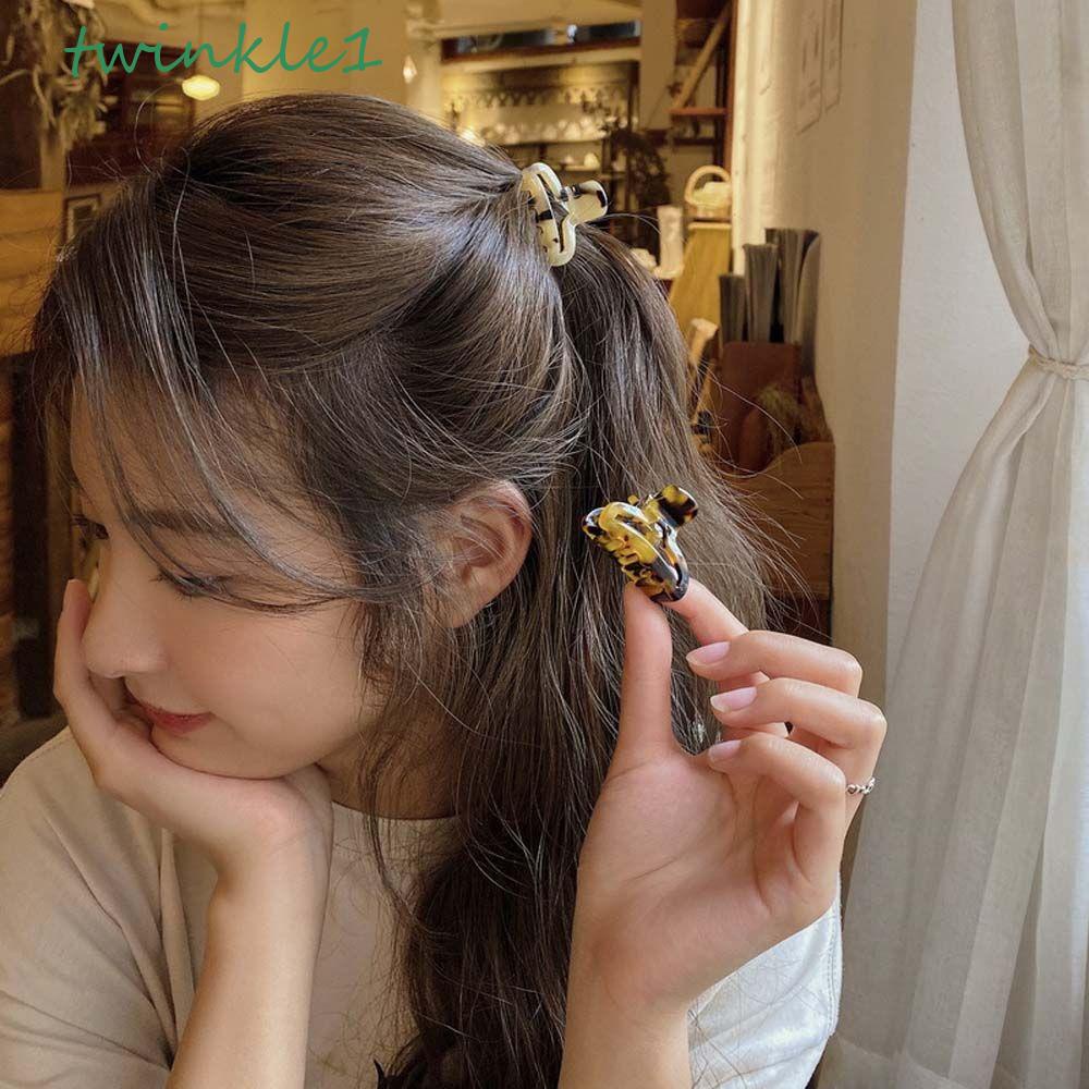 TWINKLE Kẹp Tóc Đính Đá Thời Trang Cho Nữ