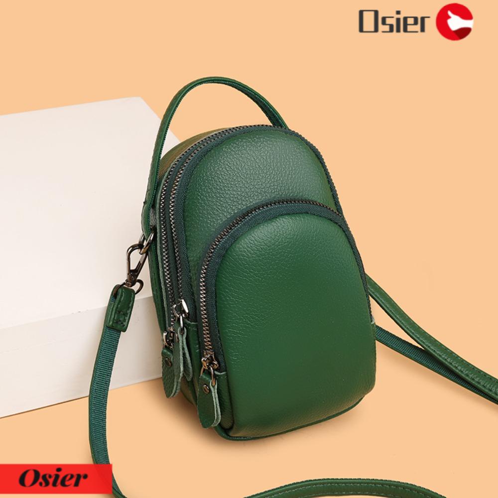 OSIER1 Túi Đeo Chéo Chất Liệu Da Mềm Cao Cấp Thời Trang Dành Cho Nữ